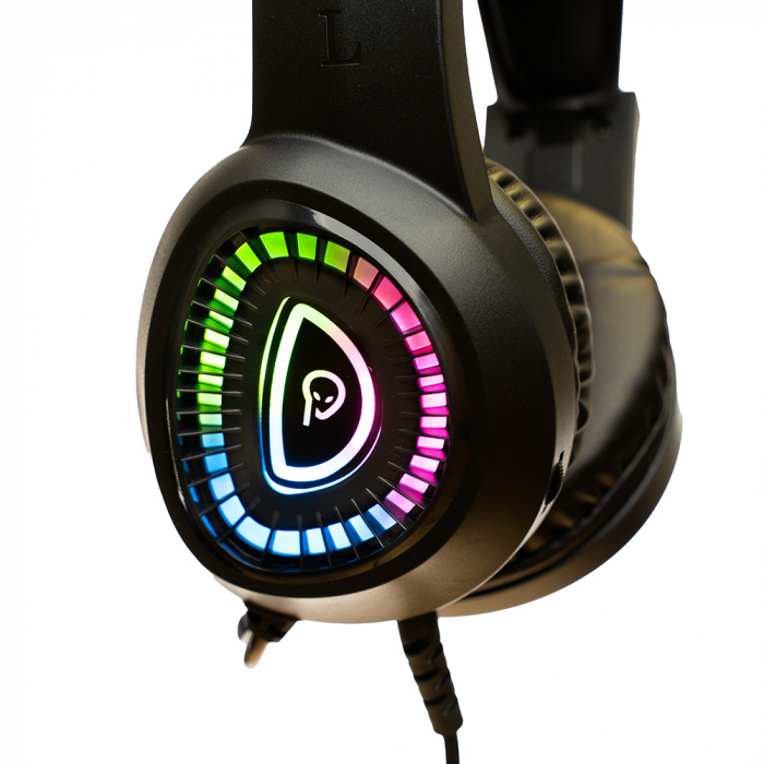Casti Gaming Spacer, RGB, SPGH-Phantom cu Microfon – Lumini RGB [3]