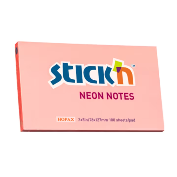 Cub Notes Autoadeziv 127x76 mm - Roz Neon (100 file/buc) [1]