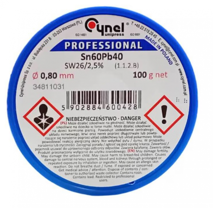 Fludor, Cynel, 49W/m K, 0.8mm, 100g [1]