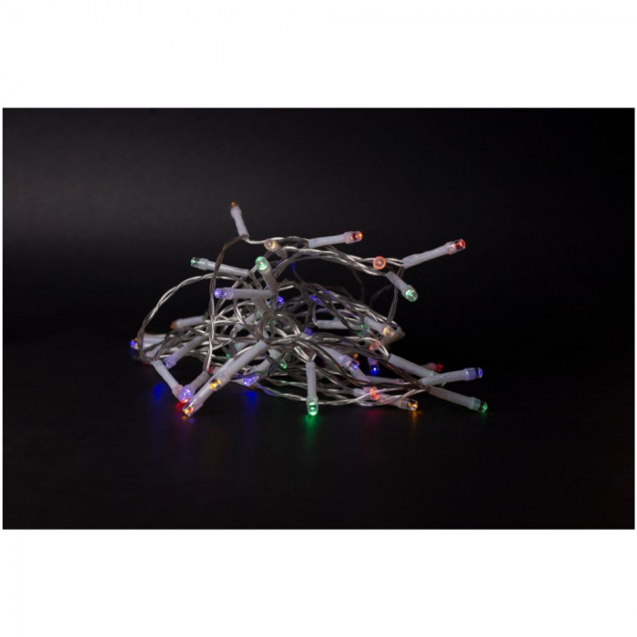 Instalatie Brad de Craciun, 20 LED Multicolor, Lungime 2m - Cablu de Instalatii cu Beculete pentru Sarbatori de Iarna [2]