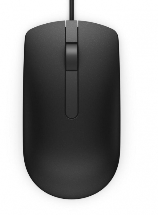 Mouse Dell, Negru, 1000 DPI, 570-AAIS - Ideal pentru Birou sau Acasa [1]