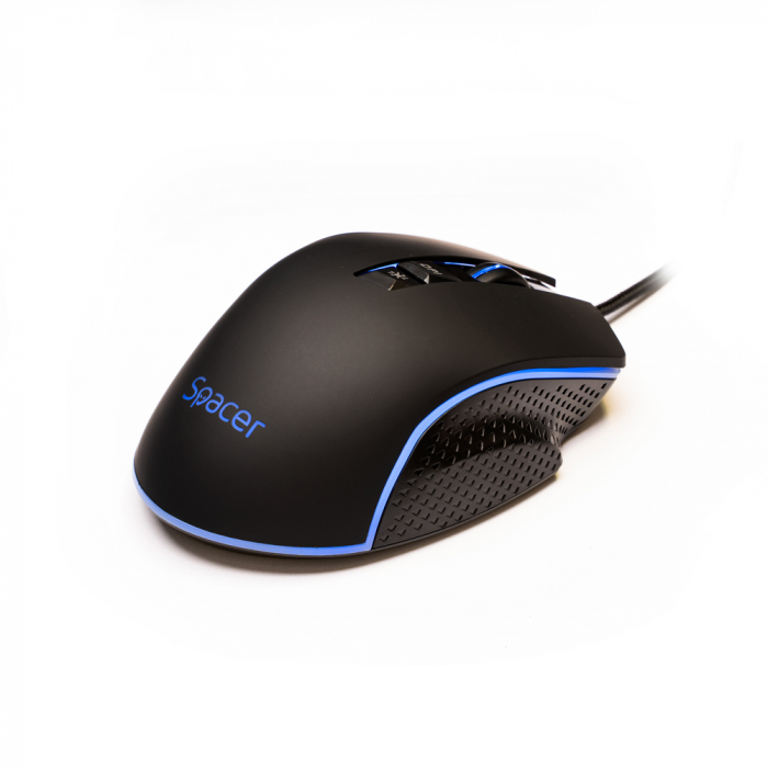 Mouse Gaming Spacer, RGB, 8000 DPI, SPGM Pulsar Speed - LED RGB, 6 Moduri [3]