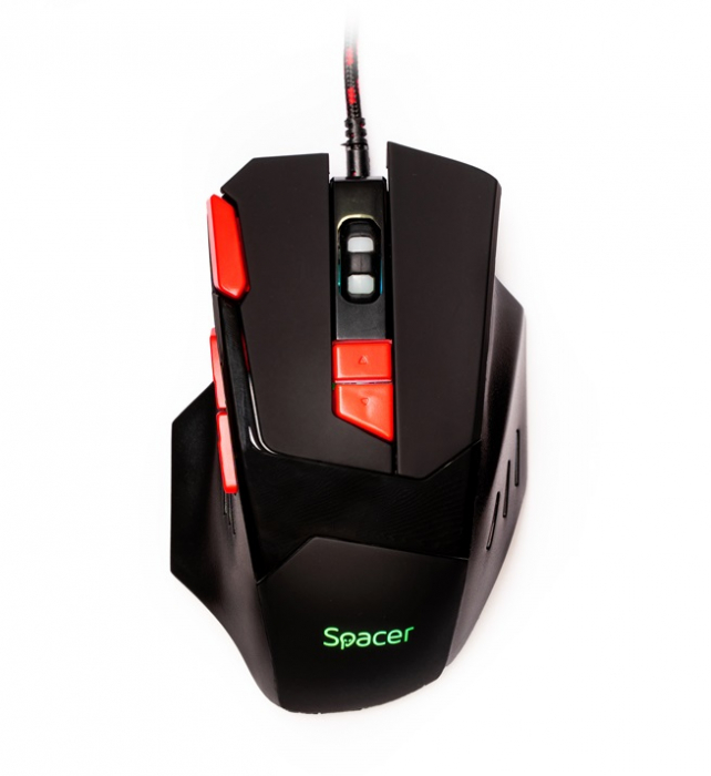 Mouse Gaming Spacer, RGB, 2400 DPI, SP GM-02 [2]