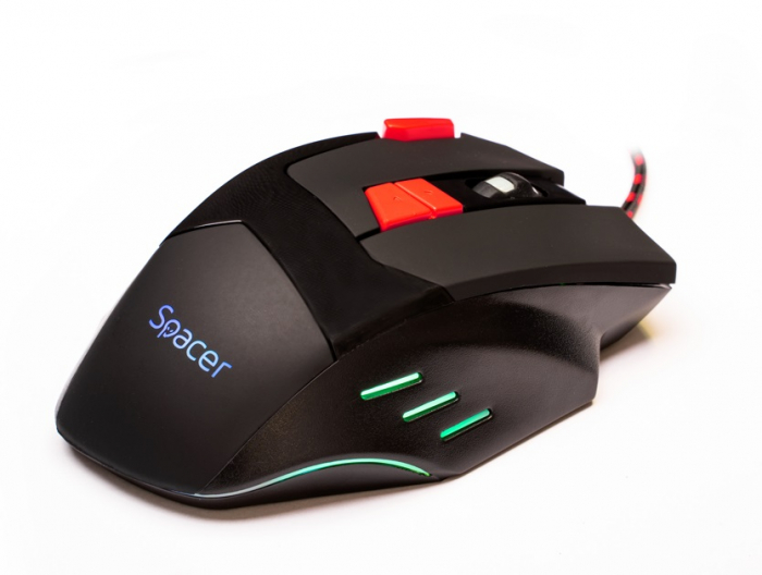 Mouse Gaming Spacer, RGB, 2400 DPI, SP GM-02 [3]