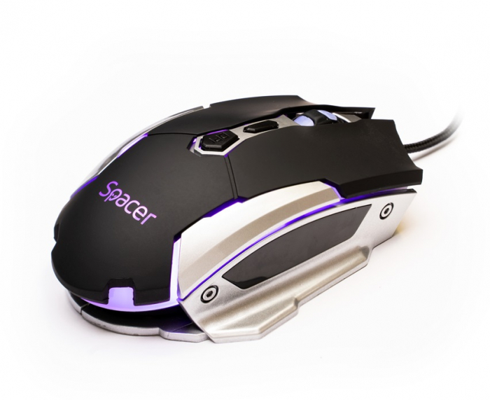 Mouse Gaming Spacer, RGB, 3200 DPI, SPGM Pulsar Lite - LED RGB [4]