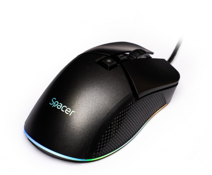 Mouse Gaming Spacer, RGB, 8000 DPI, SPGM Pulsar Pro - LED RGB, 6 Moduri [3]