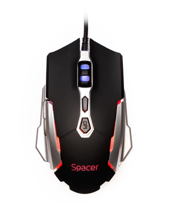 Mouse Gaming Spacer, RGB, 3200 DPI, SPGM Pulsar Lite - LED RGB [2]