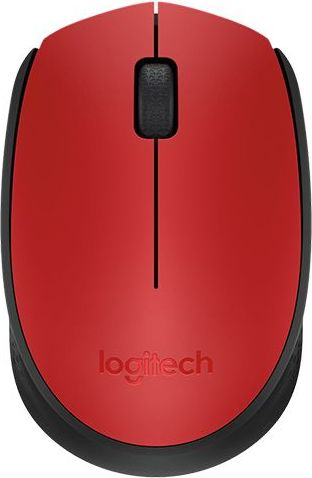 Mouse Wireless Logitech, Rosu, 1000 DPI, M171 - Ideal pentru Birou sau Acasa [1]