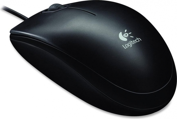 Mouse Logitech, Negru, 800 DPI, 910-003357 - Ideal pentru Birou sau Acasa [2]