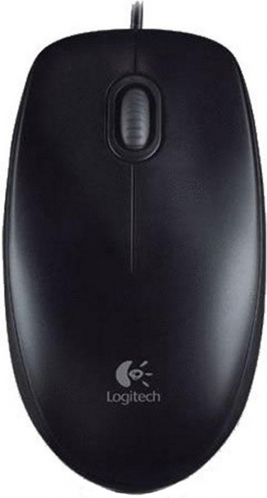 Mouse Logitech, Negru, 800 DPI, 910-003357 - Ideal pentru Birou sau Acasa [1]