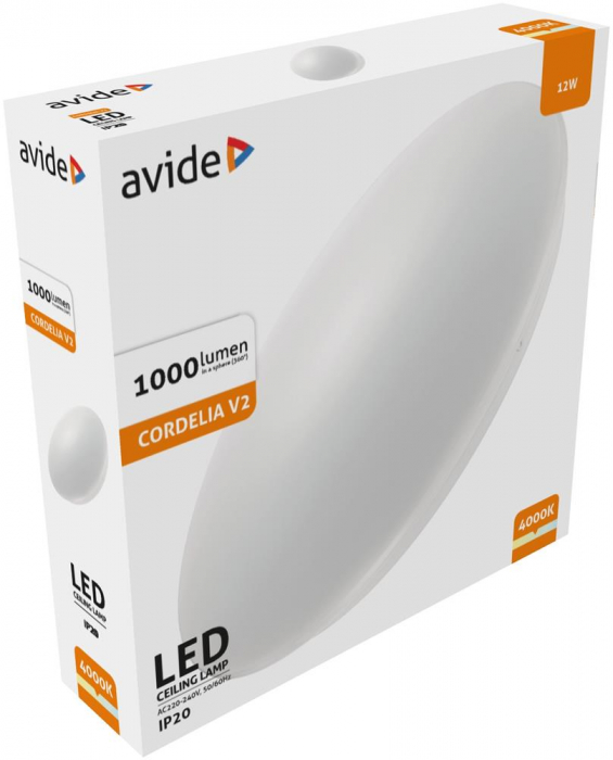 Aplică Plafonieră LED 12W 280*65mm NW 4000K Cordelia V2 [2]
