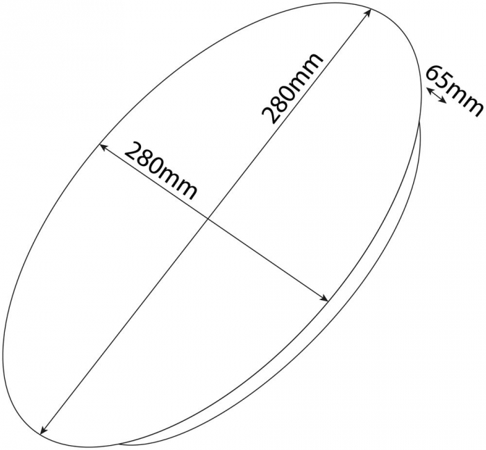 Aplică Plafonieră LED 12W 280*65mm NW 4000K Cordelia V2 [3]