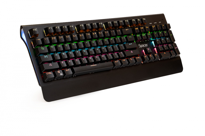 Tastatura Mecanica Spacer USB, RGB, 104 Taste, MK01 [3]