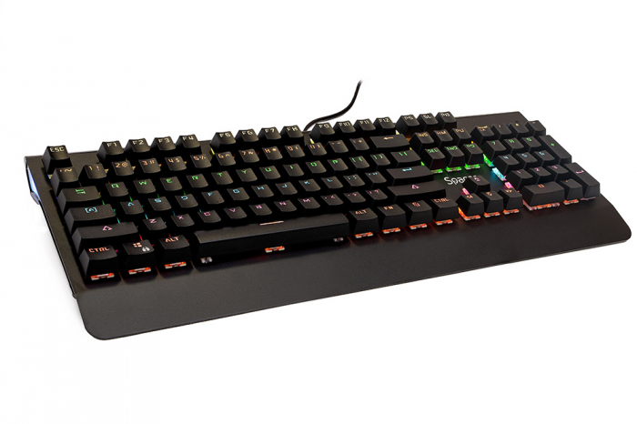 Tastatura Mecanica Spacer USB, RGB, 104 Taste, MK01 [4]