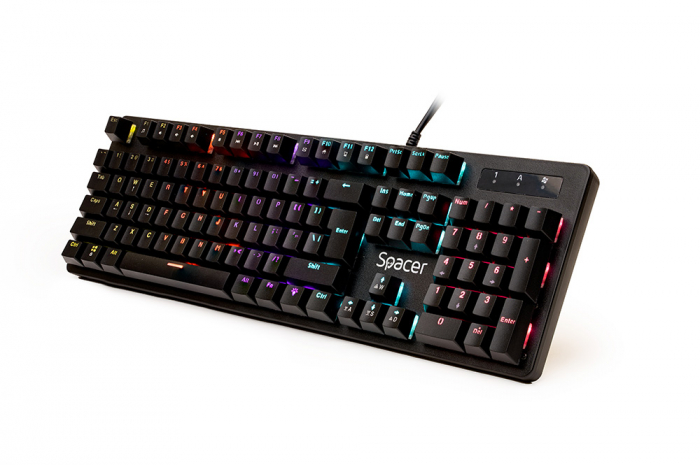 Tastatura Mecanica Spacer USB, RGB, 104 Taste, Warrior [3]