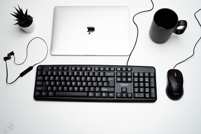 KIT Tastatura si Mouse USB Spacer, Negru, SPDS-S6201 - Ideal pentru Birou sau Acasa [5]