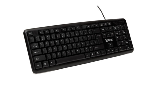 Tastatura USB Spacer, Negru, 104 Taste, SPKB-520 - Ideal pentru Birou sau Acasa [3]