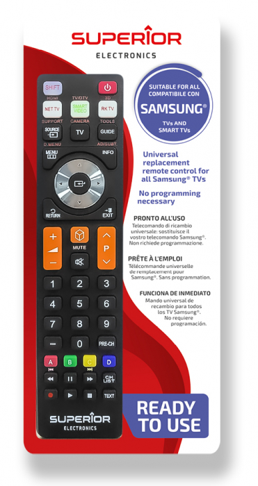 Telecomanda Universala Superior, Model Negru – Compatibil Samsung [1]