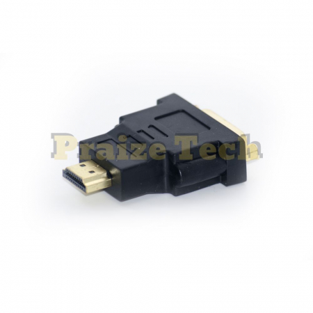 Adaptor DVI 29 Pini Mama - HDMI Tata, Model Gold, Adaptor pentru Sisteme Video DVI-I sau DVI-A [1]