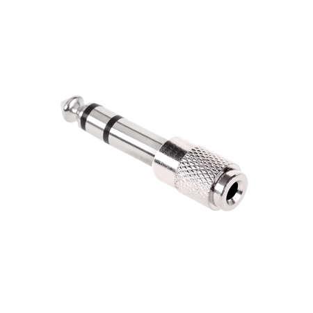 Adaptoare Audio - Adaptor Jack 3.5mm Mama - Jack 6.3mm Tata Stereo, Metal