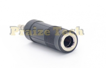 Adaptor Jack 6.3mm Mama - Jack 3.5mm Tata, Model Negru, pentru Sisteme Audio [5]