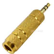 Adaptoare Audio - Adaptor Jack 6.3mm Mama - Jack 3.5mm Tata, Aurit, pentru Sisteme Audio