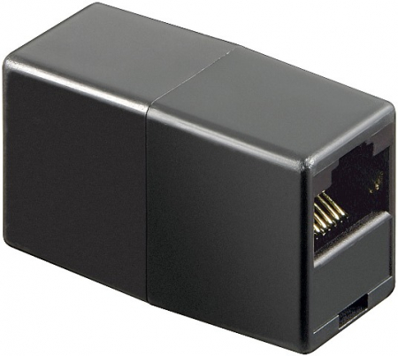 Adaptoare Retea - Adaptor UTP Retea Mama-Mama, Negru, Cat5e