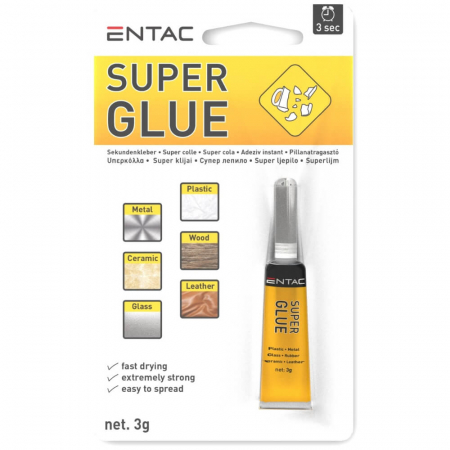 Adeziv Instant - Adeziv Universal Entac, 3g – Adeziv Lipici Instant Transparent