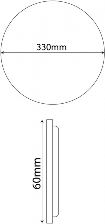 Aplică Plafonieră LED 18W 330*60mm NW 4000K Janet [2]