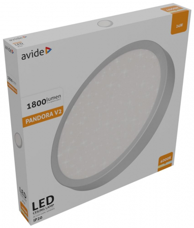 Aplică Plafonieră LED 24W 380*50mm NW 4000K Pandora V2 [1]