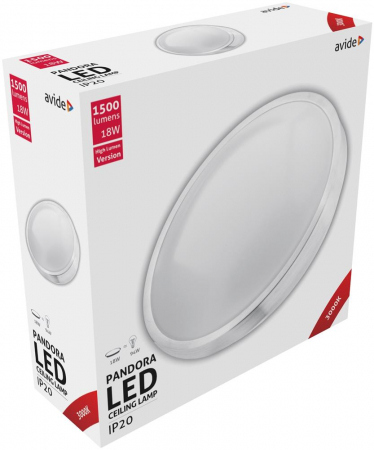 Aplică Plafonieră LED 24W 380*110mm WW 3000K Pandora [1]