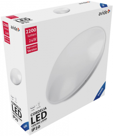Plafonieră LED 24W 380*110mm CW 6400K Cordelia V2 [1]