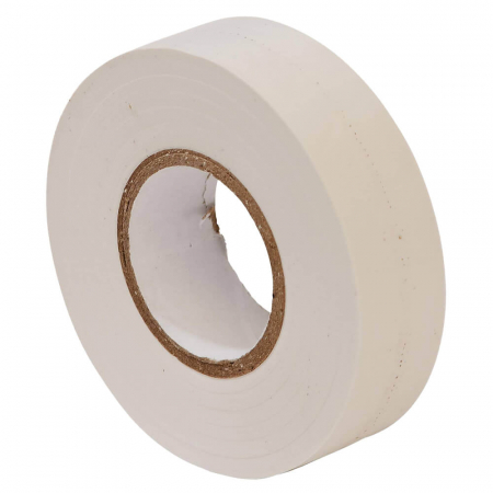 Unelte si Testere - Banda Izolatoare, Model Alb, 0.13x19mm, 20m Lungime - Banda Izolatoare PVC pentru Cabluri Electrice