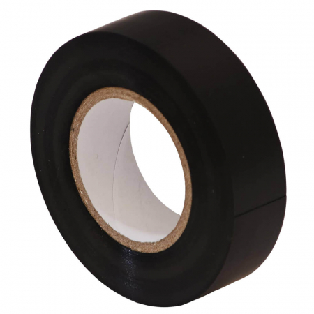 Banda Izolatoare - Banda Izolatoare, Model Negru, 0.13x19mm, 20m Lungime - Banda Izolatoare PVC pentru Cabluri Electrice