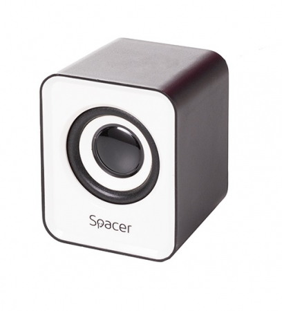 Boxe 2.1 Spacer, Alb, SPB-807, 11W(2X3W+5W), USB – Control Volum, Bass [2]