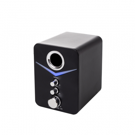 Boxe 2.1 Spacer, Negru, Tornado, 11W(2X3W+5W), USB – Control Volum, Bass [2]