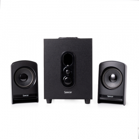 Boxe 2.1 Spacer, BT London, 20W(2X5W+10W), USB – Bluetooth si Jack [1]