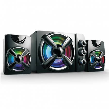 Boxe 2.1 Spacer, Negru, Thunder, 11W(2X3W+5W), USB – Control Volum, Bass [5]