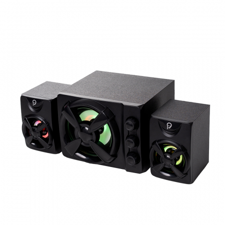 Boxe - Boxe 2.1 Spacer, Negru, Thunder, 11W(2X3W+5W), USB – Control Volum, Bass