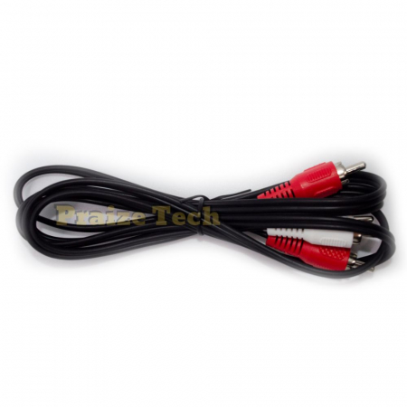 Cablu Audio 2xRCA Tata-Tata, 1.5m Lungime - Tip Male-Male pentru Sistem HIFI, Amplificatoare, Semnal Audio HD [3]