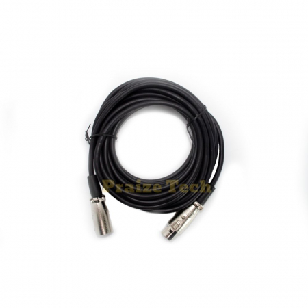 Cablu de Microfon XLR 3 Pin, Tata/Mama, Lungime 5m - Cablu Canon pentru Microfoane cu Condensator [1]
