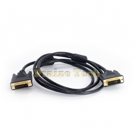 Cabluri Video - Cablu DVI-DVI, 24+1 Pini, Tata-Tata, 1.5m Lungime - Cablu DVI-D pentru Monitor LCD