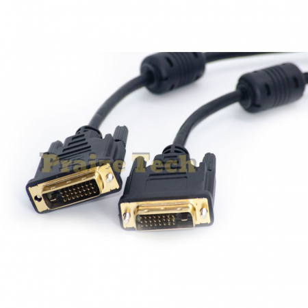 Cablu DVI-DVI, 24+1 Pini, Tata-Tata, 3m Lungime - Cablu DVI-D pentru Monitor LCD [1]