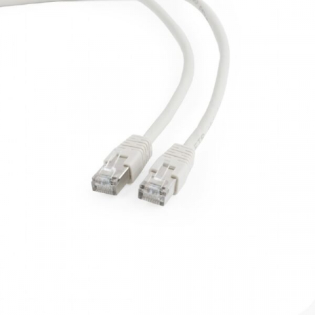 Cat6 FTP - Cablu FTP Gembird, Ethernet Cat6, 0.25m Lungime - Cablu Patch de Internet cu Mufa, Conector RJ45