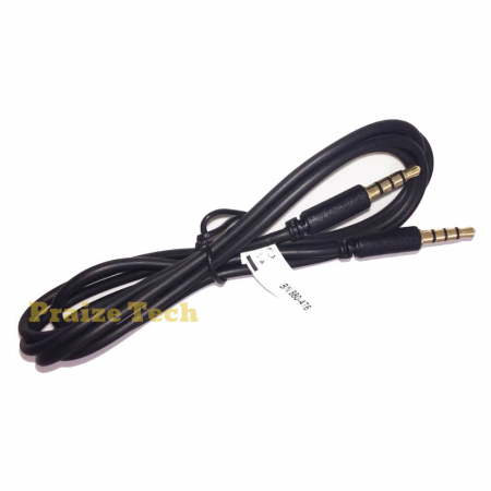 Cablu Jack 3.5 Stereo 4 Pini Tata-Tata, 1m Lungime – TRRS, 4 Contacte pentru Telefon, Calculator [1]
