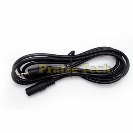 Conectica - Cablu Jack 3.5 Stereo Tata-Mama, 2.5m Lungime - Prelungitor Cablu Audio