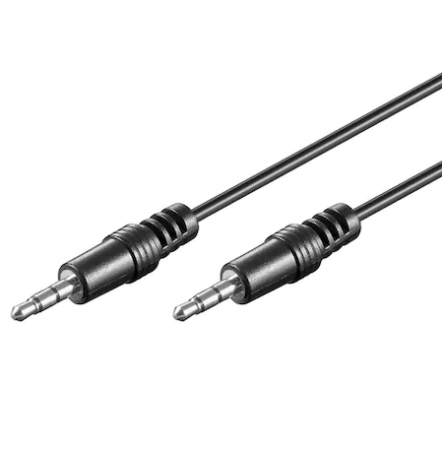 Conectica - Cablu Jack 3.5 Stereo Tata-Tata, 0.6m Lungime - Goobay