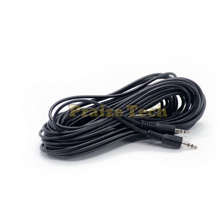 Conectica - Cablu Jack 3.5 Stereo Tata-Tata, 5m Lungime - Tip Male-Male pentru Telefon, Calculator