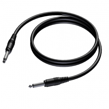 Conectica - Cablu Jack 6.3mm Mono Tata-Tata, 1m Lungime - Tip Male-Male pentru Mixer, Amplificator