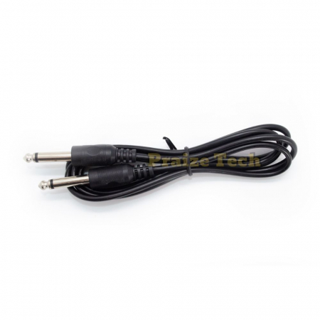 Conectica - Cablu Jack 6.3mm Mono Tata-Tata, 2m Lungime - Tip Male-Male pentru Mixer, Amplificator